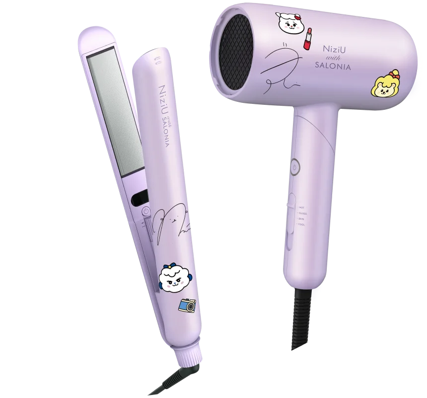 MAKO、RIMA、NINAいずれか1名の直筆サイン入り　アイロン／ドライヤー景品画像