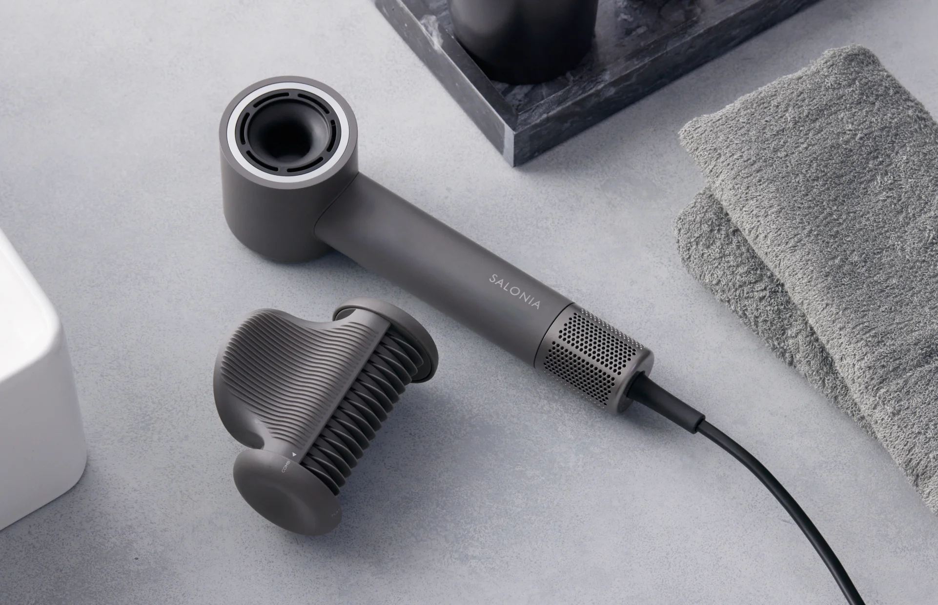 スムースシャインスマートドライヤーのグレー