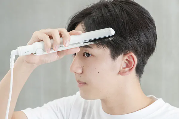 センターパートアレンジの仕方