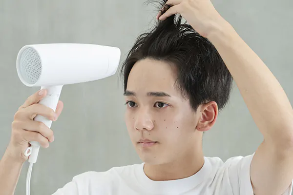 センターパートアレンジの仕方