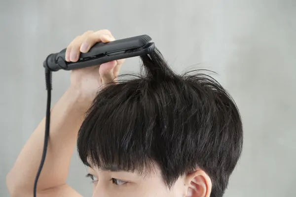 パーマ風ヘアの仕方