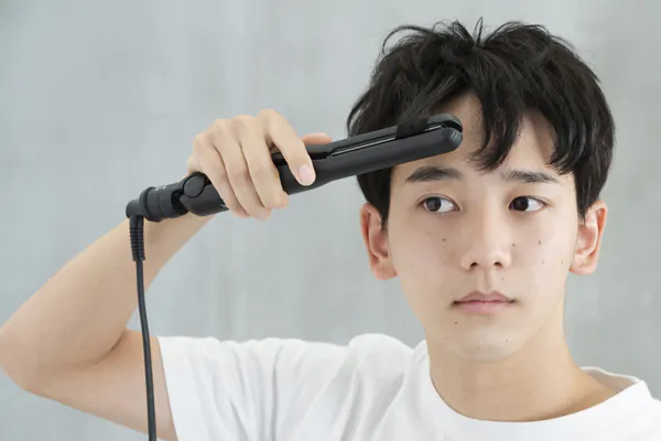 パーマ風ヘアの仕方